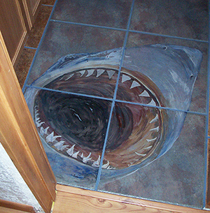 Shark Bathroom Floor Tiles